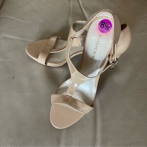 Etienne Aigner Women's Beige Heels